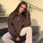 Casual Mushroom Embroidered Sweatshirt